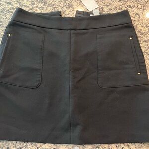 H&M Black Skirt with Front Pockets